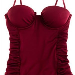 J Crew ruched underwire one piece swimsuit 2